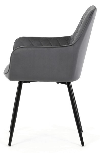 Jedálenská stolička sivá DCH-215 GREY4