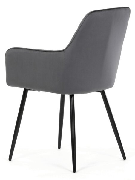 Jedálenská stolička sivá DCH-215 GREY4