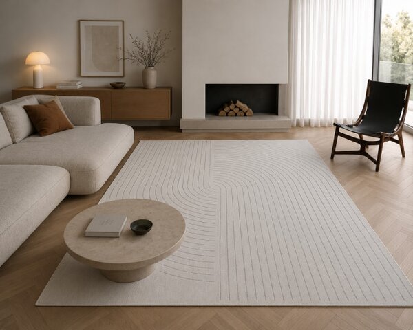 Koberec ZEN GARDEN 2403 biely