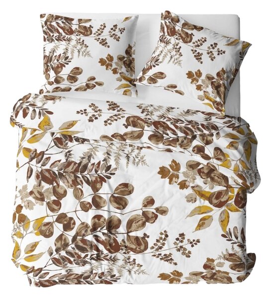 CINNAMON LEAF bavlnené obliečky DeLuxe Obsah balenia: Štandardný rozmer 1x 140x200 + 1x 70x90