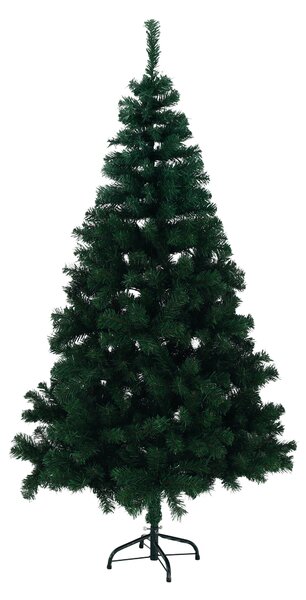 KONDELA Vianočný stromček s kovovým stojanom, 160 cm, CHRISTMAS TYP 10