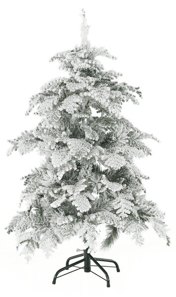 KONDELA Vianočný stromček, zasnežený, 120 cm, MARAVEL TYP 1