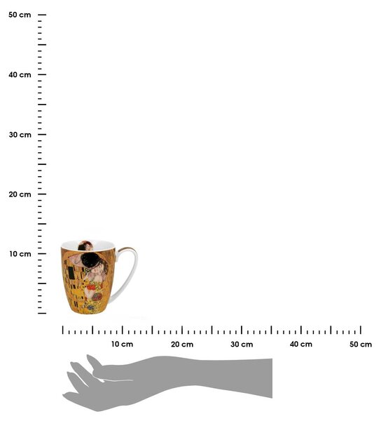 Porcelánový hrnček Klimt The Kiss 350 ml