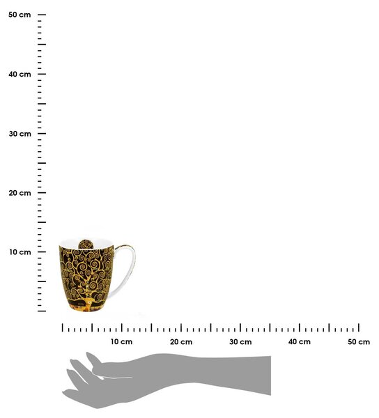 Porcelánový hrnček Klimt Tree Of Life 350 ml
