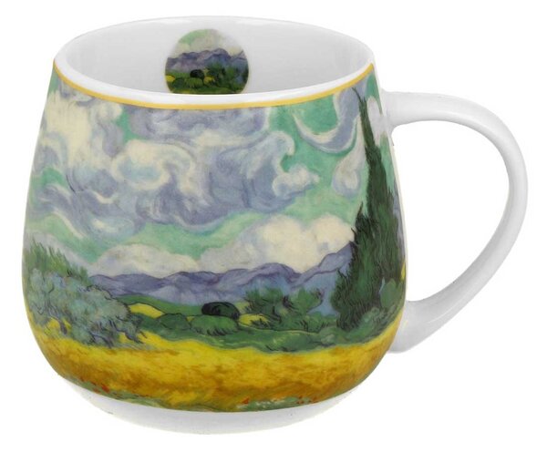 Porcelánový hrnček Van Gogh Wheat Field 430 ml