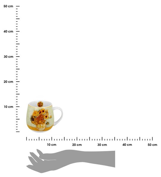 Porcelánový hrnček Van Gogh Sunflowers 430 ml