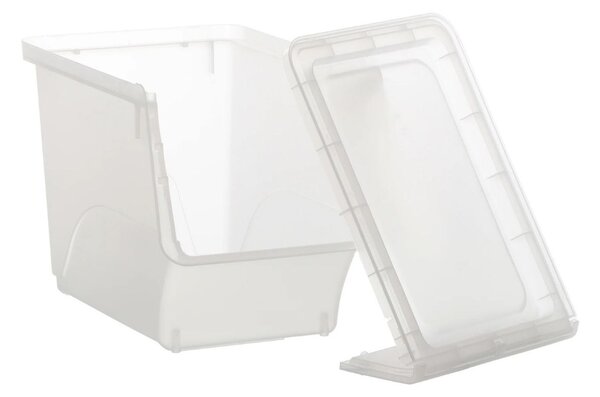 5Five® Úložný box ALL IN BOX s deleným vekom, 24l - 28,5 x 45,5 x 31 cm