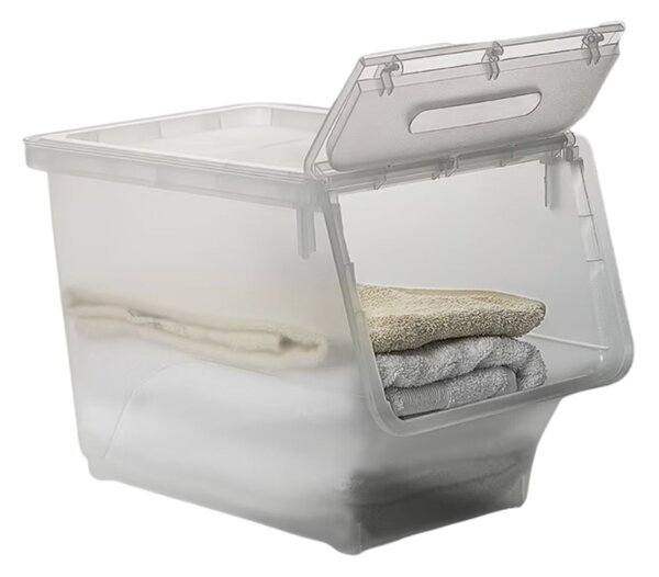 5Five® Úložný box ALL IN BOX s deleným vekom, 24l - 28,5 x 45,5 x 31 cm