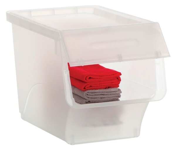 5Five® Úložný box ALL IN BOX s deleným vekom, 24l - 28,5 x 45,5 x 31 cm