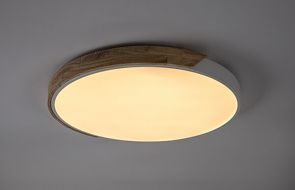 Stropné svietidlo LED 3000 / 4000 / 6500K biela, drevo IP20 Rabalux MAPLE2 71419