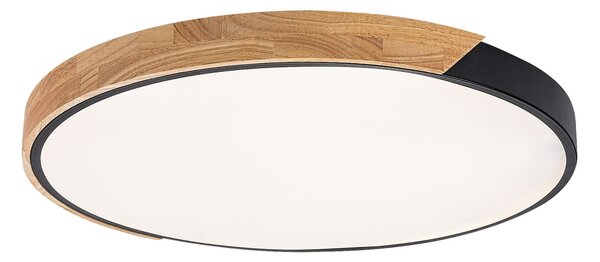 Stropné svietidlo LED 3000 / 4000 / 6500K čierna, drevo IP20 Rabalux MAPLE2 71418
