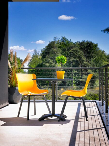 Hartman Záhradný stôl BISTRO 67x67 Farba: Čierna