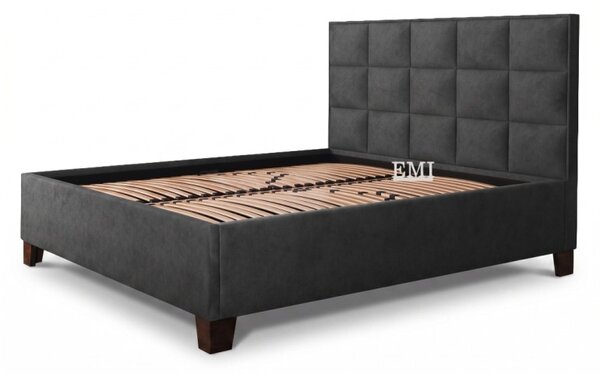 Posteľ čalúnená MONRA + lamelový rošt + matrac EMI