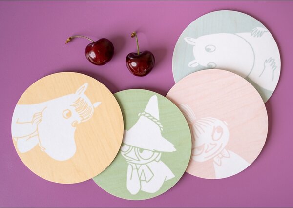 Muurla Set podtáciek Moomin, 4ks