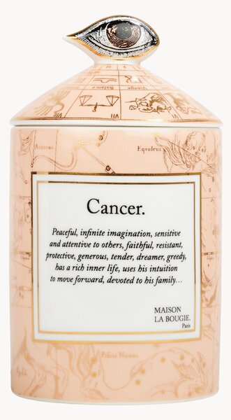 Ručne vyrobená vonná sviečka Cancer (Bergamot & Vetiver)
