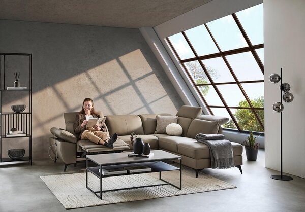 SEDACIA SÚPRAVA, textil, taupe Xora - Sedačky