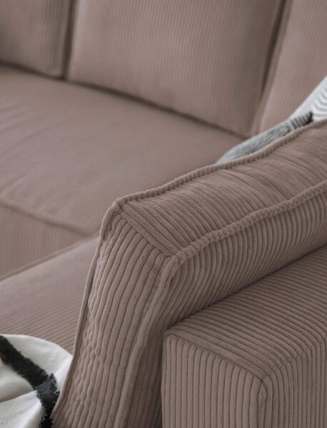 SEDACIA SÚPRAVA, textil, taupe MID.YOU - Sedačky, Online Only