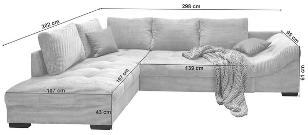 ROHOVÁ SEDAČKA, textil, tmavozelená P & B - Sedačky, Online Only