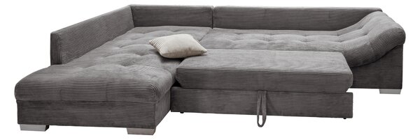 ROHOVÁ SEDAČKA, textil, sivá P & B - Sedačky, Online Only