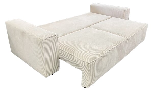 KONDELA Rozkladacia pohovka, béžová, HARPERA BIG SOFA