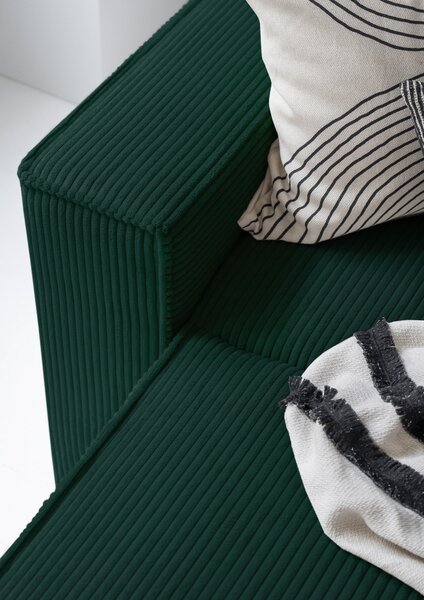 SEDACIA SÚPRAVA, textil, tmavozelená MID.YOU - Sedačky, Online Only