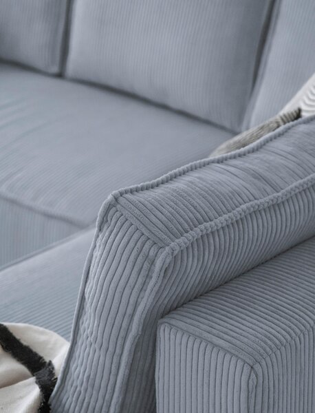 SEDACIA SÚPRAVA, textil, svetlosivá MID.YOU - Sedačky, Online Only