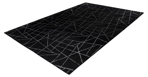PLOCHO TKANÝ KOBEREC, 80/150 cm čierna, strieborná - Online Only bytové doplnky, Online Only