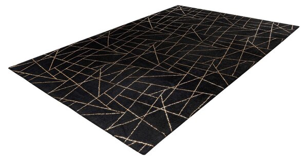 PLOCHO TKANÝ KOBEREC, 120/170 cm čierna, zlatá - Online Only bytové doplnky, Online Only