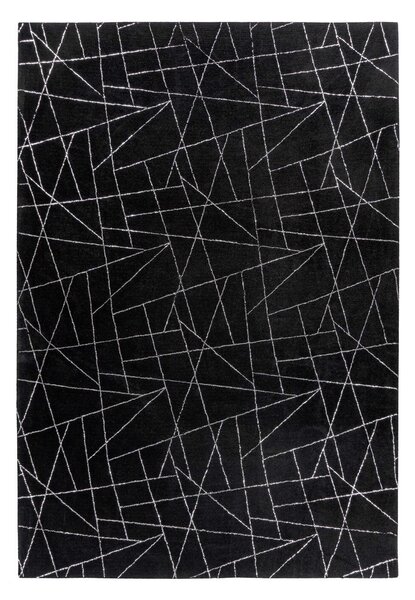 PLOCHO TKANÝ KOBEREC, 80/150 cm čierna, strieborná - Online Only bytové doplnky, Online Only