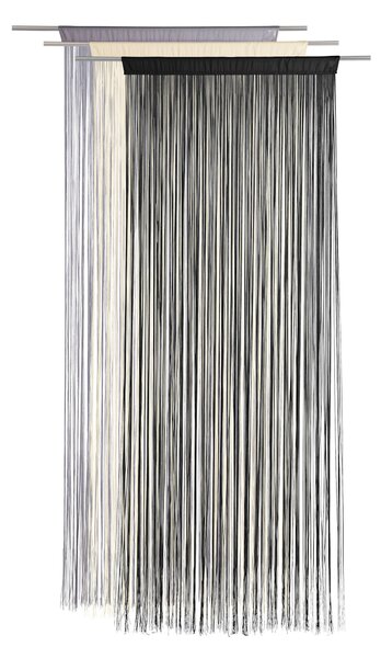 NITKOVÝ ZÁVES, strieborná, 90/245 cm Boxxx - Záclony & závesy