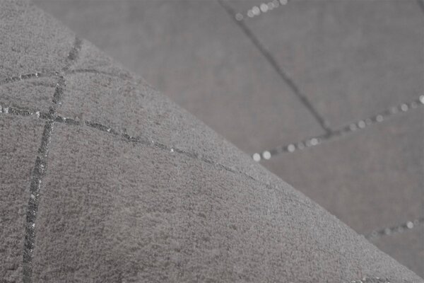 PLOCHO TKANÝ KOBEREC, 120/170 cm strieborná, taupe - Online Only bytové doplnky, Online Only