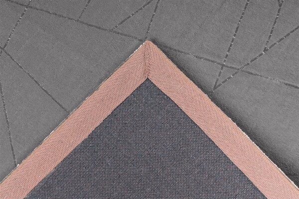 PLOCHO TKANÝ KOBEREC, 120/170 cm strieborná, taupe - Online Only bytové doplnky, Online Only