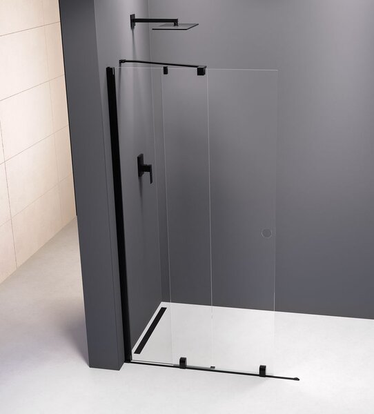 Polysan Polysan, MODULAR SHOWER zástena s pojazdy 1000 mm, čierna, MS5-100B