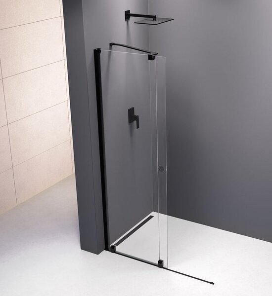 Polysan Polysan, MODULAR SHOWER zástena s pojazdy 1000 mm, čierna, MS5-100B