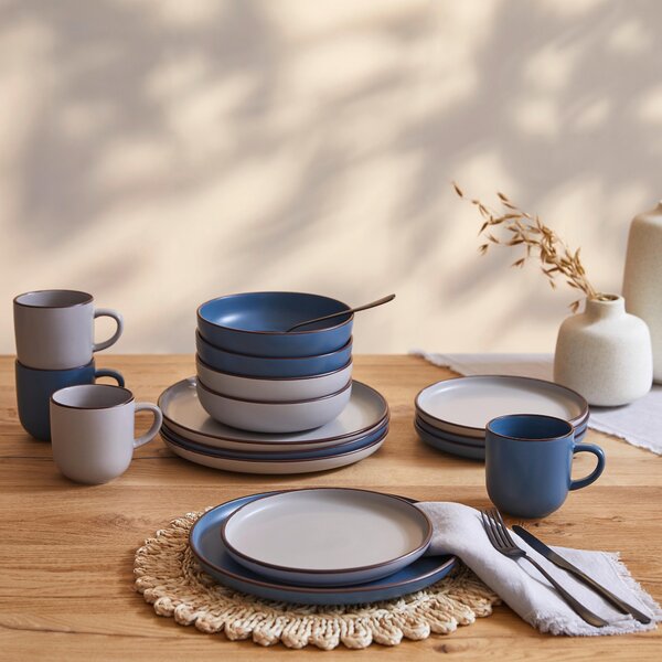 KOMBINOVANÝ SERVIS, 16-dielne, kamenina Creatable - Online Only bytové doplnky, Online Only