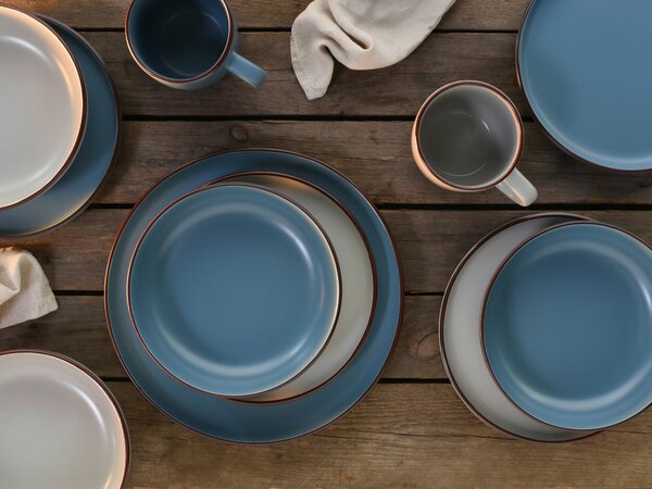 KOMBINOVANÝ SERVIS, 16-dielne, kamenina Creatable - Online Only bytové doplnky, Online Only