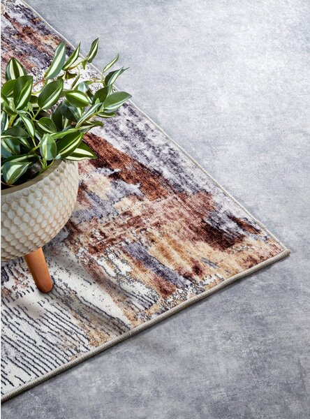 Sivý koberec 200x290 cm Malard Copper Gold – Elle Decoration