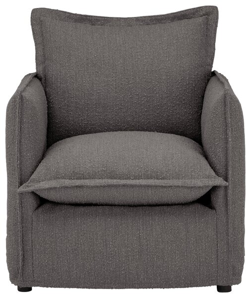 KRESLO, textil, sivá Livetastic - Online Only obývacie izby, Online Only