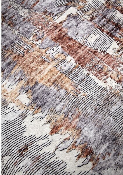 Sivý koberec 200x290 cm Malard Copper Gold – Elle Decoration