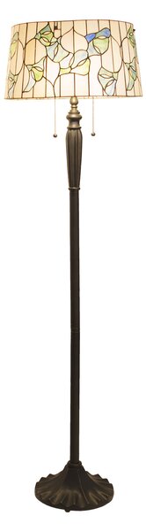 Vitrážová stojaca tiffany lampa Ø 45*153 cm