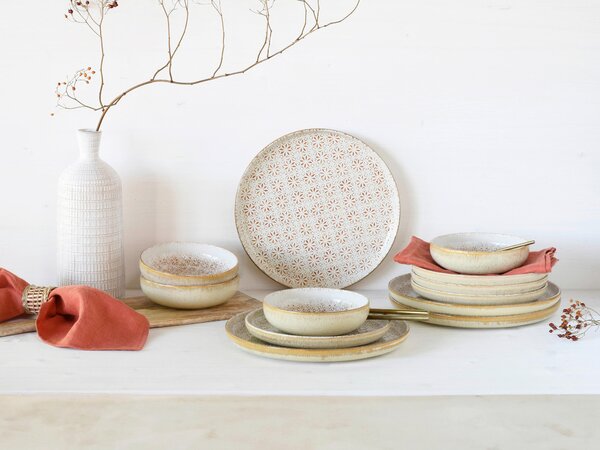 JEDÁLENSKÝ SERVIS Uno Emiliana 12-dielne Creatable - Online Only bytové doplnky, Online Only