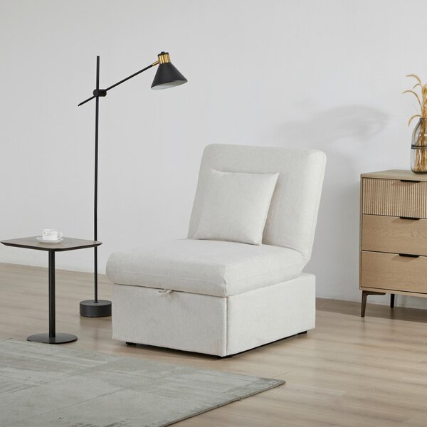 ROZKLADACIE KRESLO, textil, béžová Livetastic - Postele, Online Only