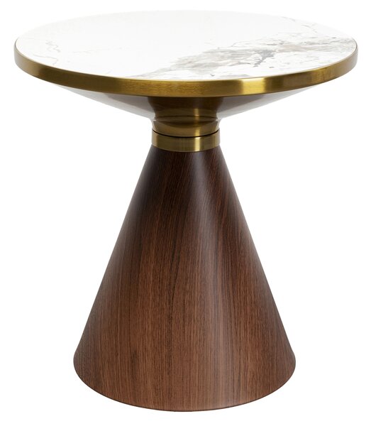 Cono konferenčný stolík hnedý Ø50 cm