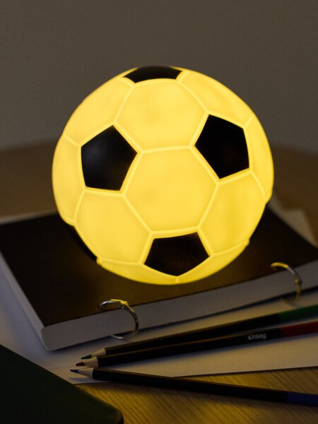 Sinsay - LED nočná lampa v tvare futbalovej lopty - biela