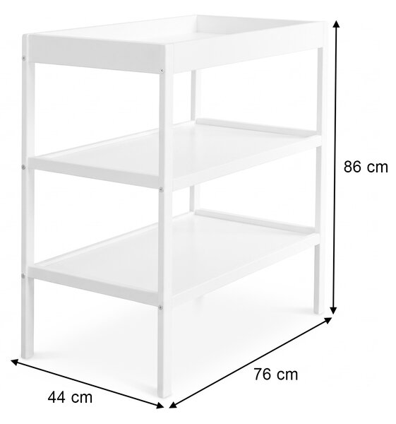 Prebaľovací pult Classic Changer - antracit