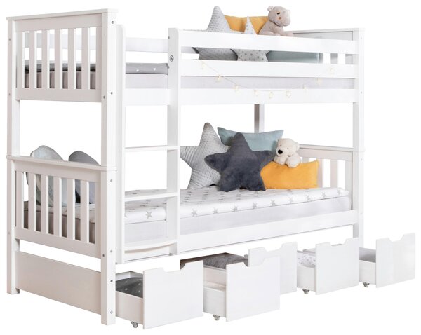 POSCHODOVÁ POSTEĽ, 90/200 cm biela Livetastic - Detské izby, Online Only