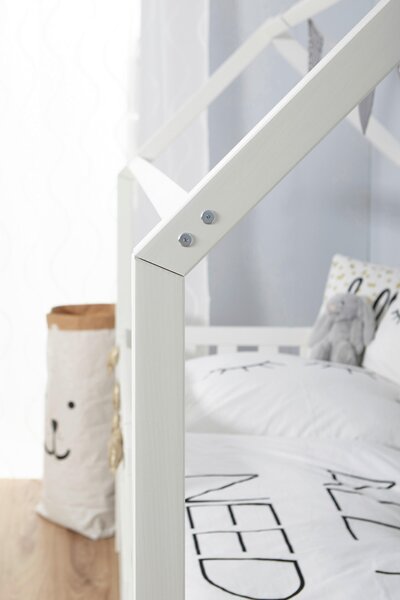 DOMČEKOVÁ POSTEĽ, 90/200 cm biela MID.YOU - Detské izby, Online Only