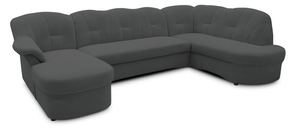 SEDACIA SÚPRAVA, textil, tmavosivá MID.YOU - Sedačky, Online Only