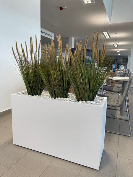 Umelá tráva Pennisetum 85 cm – v kvetináči - 71 - 90 cm