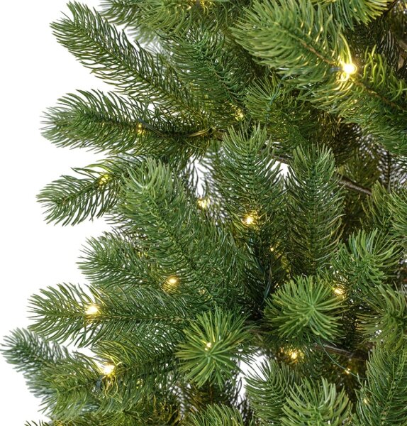 Umelý vianočný stromček Kenmore 210 cm – s LED osvetlením - Zelené stromčeky